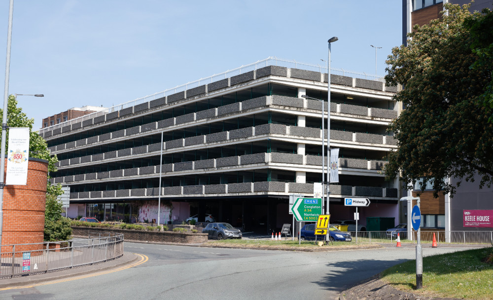 The Midway car park in Newcastle could become 114 flats if plans are approved (LDRS).