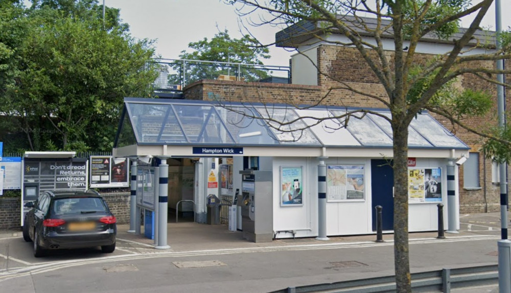 'My main concern with regards to antisocial behaviour and disorder is that Hampton Wick station is largely unmanned, and we don’t have ticket barriers,' says Maria MacManus (Credit: Google Maps)