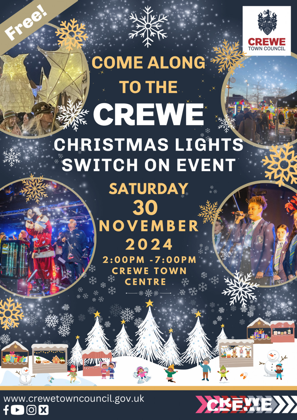 Crewe Christmas Lights Switch On Event Crewe Christmas Lights Switch On Event
