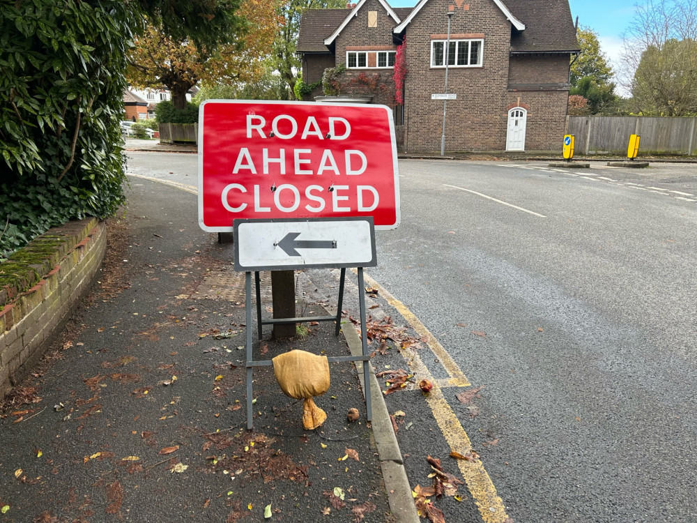 Shacklegate Lane in Teddington is reopening today (Credit: Tilly O'Brien)