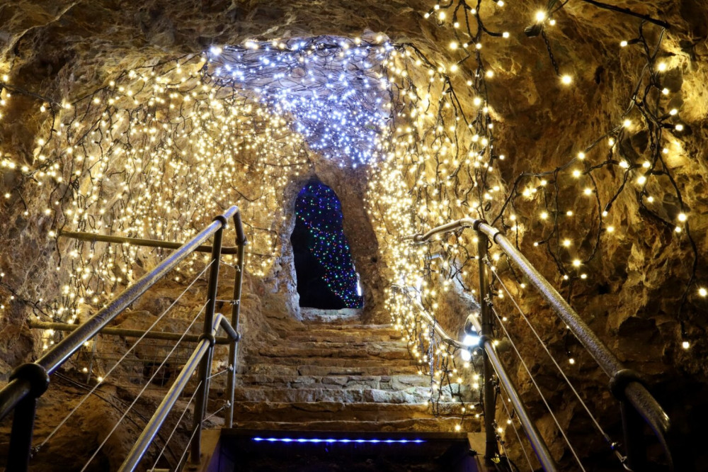 Visitors to Wookey Hole’s Winter Wonderland can experience festive lights, Santa’s grotto, and a special Twixmas meet-and-greet with Paddington Bear.