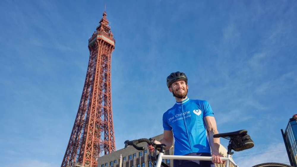 Stockport native Jack has been cycling to and from Blackpool every year to raise money for The Christie cancer centre (Image supplied)