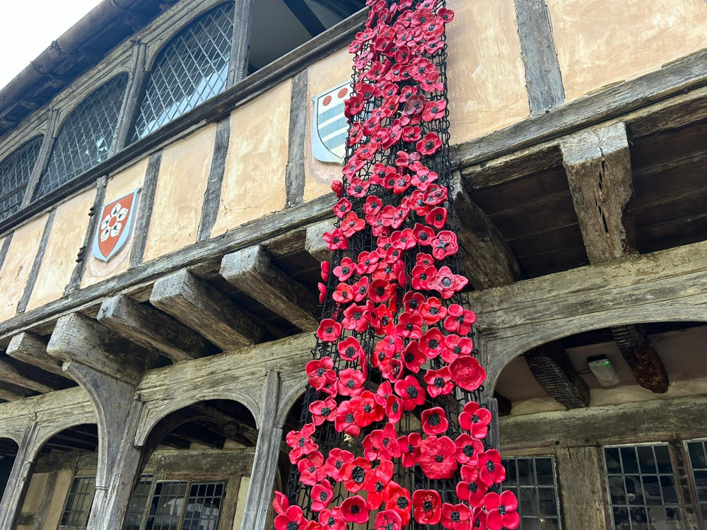 The display was unveiled on Tuesday 5 November (image by Lord Leycester)