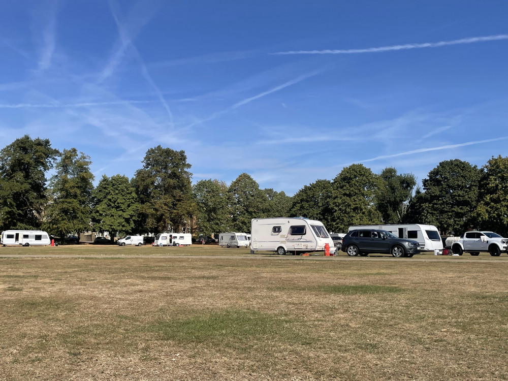 Construction on the site off Henley Road was stopped by Warwick District Council (image by Heather Nicholls)