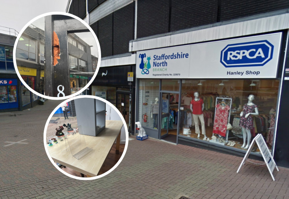 The RSPCA branch in Hanley, Stoke-on-Trent, suffered another break-in last month (RSPCA/Google).