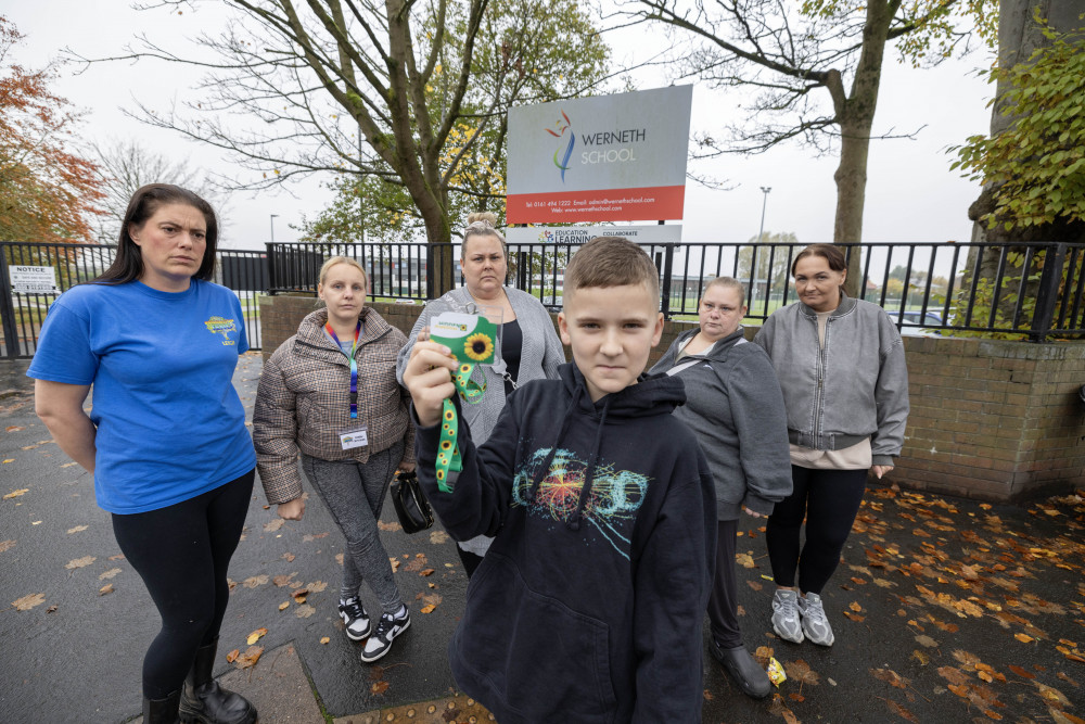 Parents of students at Werneth School in Stockport said their children had been 'humiliated' after being told to carry lanyards revealing disabilities (Image - Jason Roberts / MEN, via LDRS)