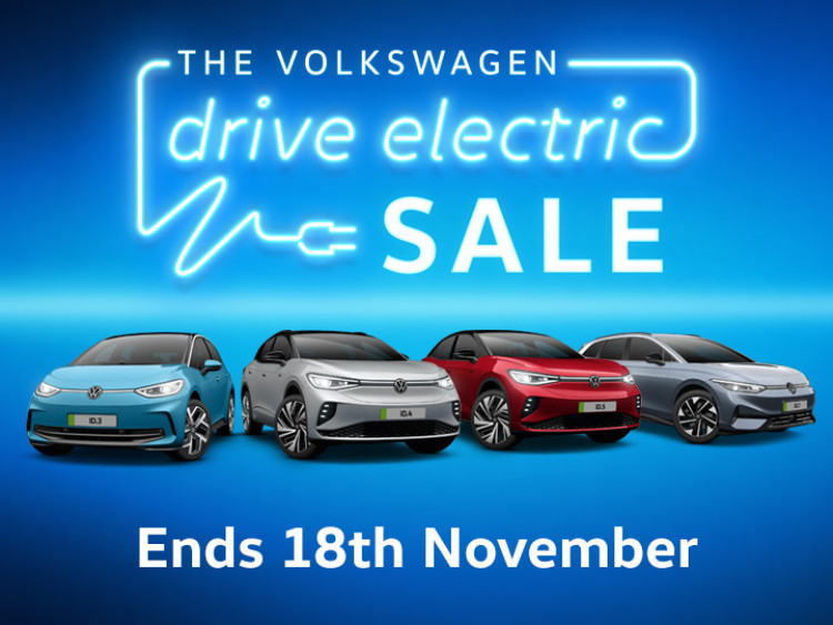 Ready to make the jump to electric? Choose from the Volkswagen ID.3, ID.4 or ID.5 in the Drive Electric Sale and get some great benefits that make the move to electric a little easier (Swansway).