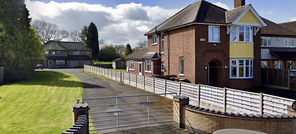 Two houses at 137-139 Church Lane in Whitwick are set to be pulled down. Photo: Instantstreetview.com