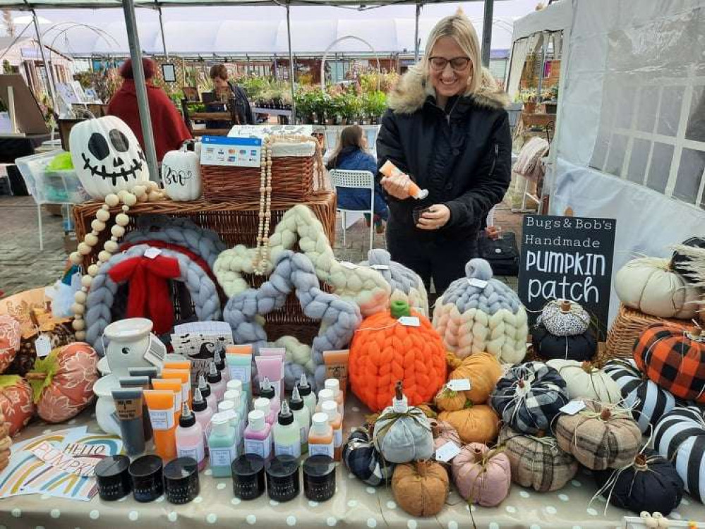 Bug and Bob's Handmade pumpkins at Rutland Garden Village