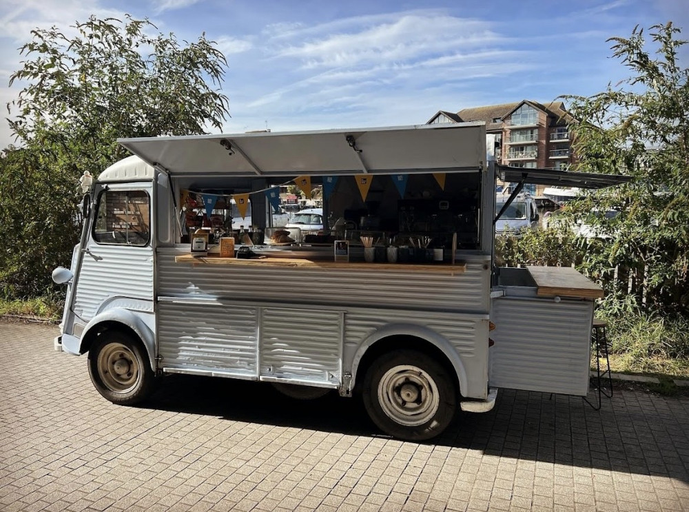 The new cafe is located at 1 Buckland's Wharf in Kingston (Credit: Arognaut Coffee)