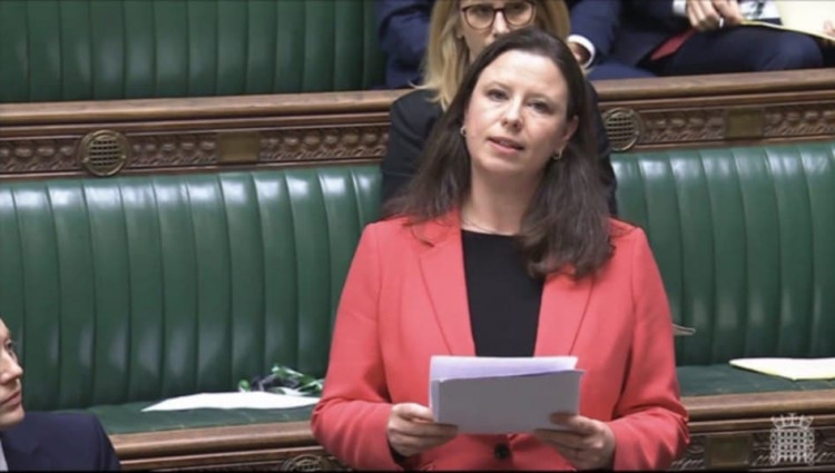 Sandbach;s MP, Sarah Russell has raised the question of hospices being exempt from higher national insurance contributions following the Budget. (Photo: Nub News)  