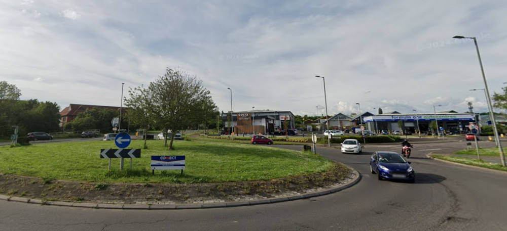 There will be temporary traffic lights in place at the Wycke Hill Roundabout. (Credit: Google Street View)