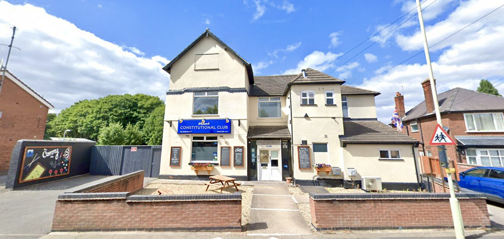 The Constitutional Club in Whitwick. Photo: Instantstreetview.com