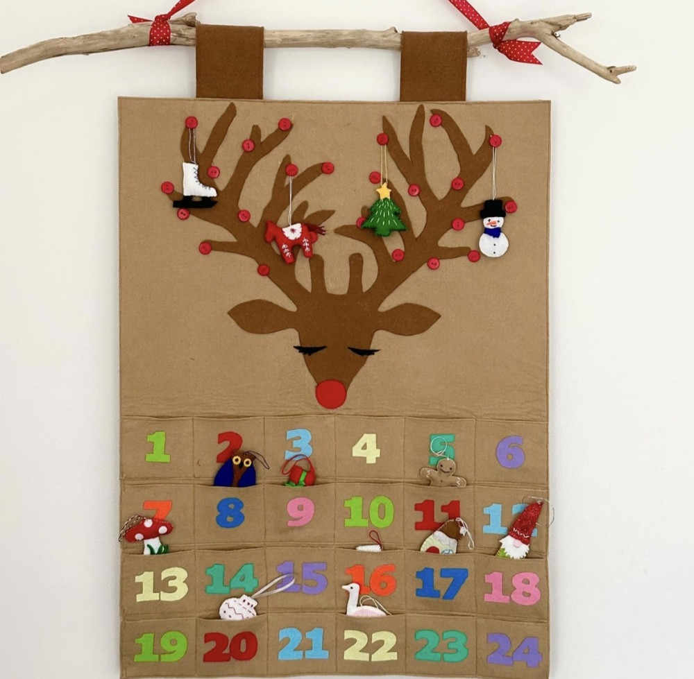 Plain and Peral is offering Teddington locals the chance to win a handcrafted unique Advent Calendar (Image supplied)