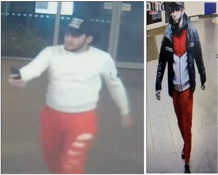 Police would like to speak to these two people in connection with the theft (Staffordshire Police).