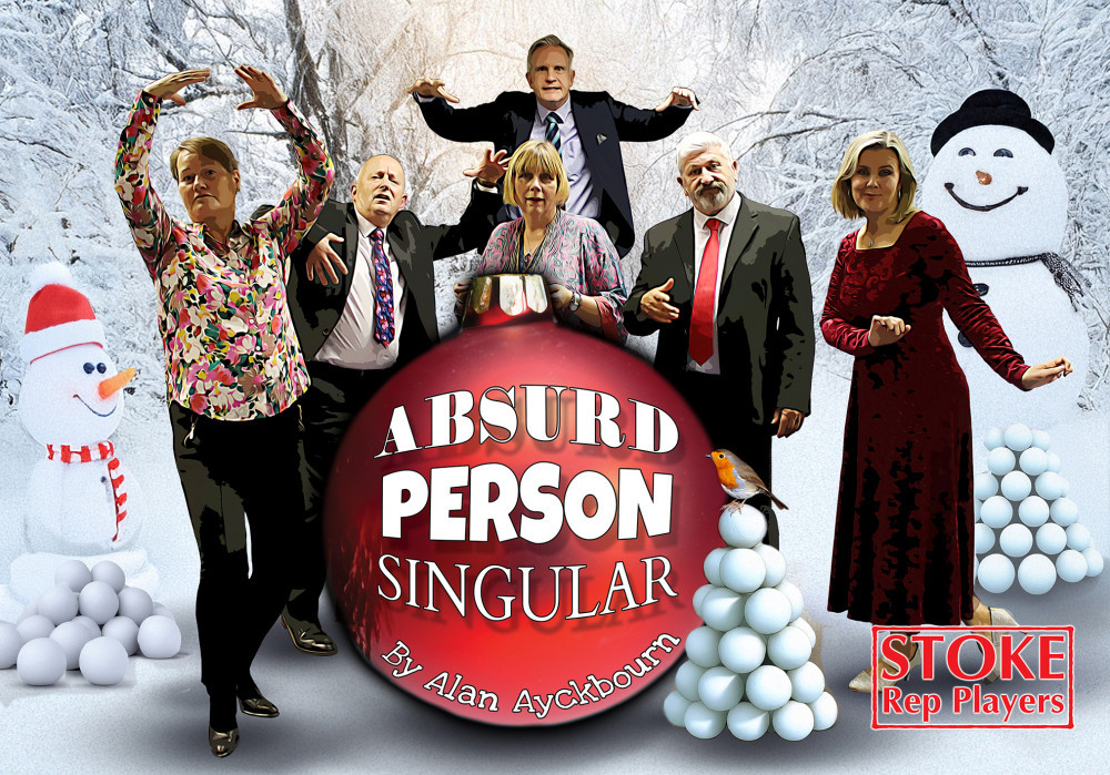 The Rep Players' Christmas play this year is Absurd Person Singular (Stoke Rep Players). The Rep Players' Christmas play this year is Absurd Person Singular (Stoke Rep Players).
