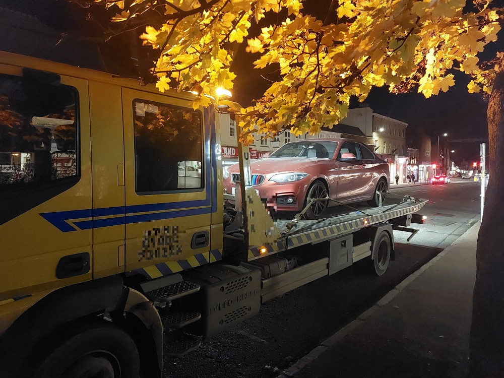 Hitchin police are clamping down on drivers using phones