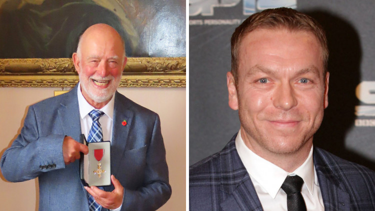 Graham Fulford - left- and Sir Chris Hoy (images via PLMR and RComms)
