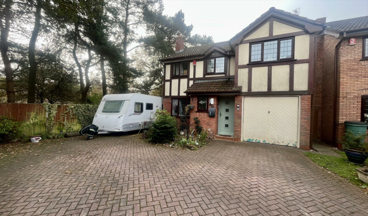 This detached family home in Trentham is on the market for £350,000 (Stephenson Browne).