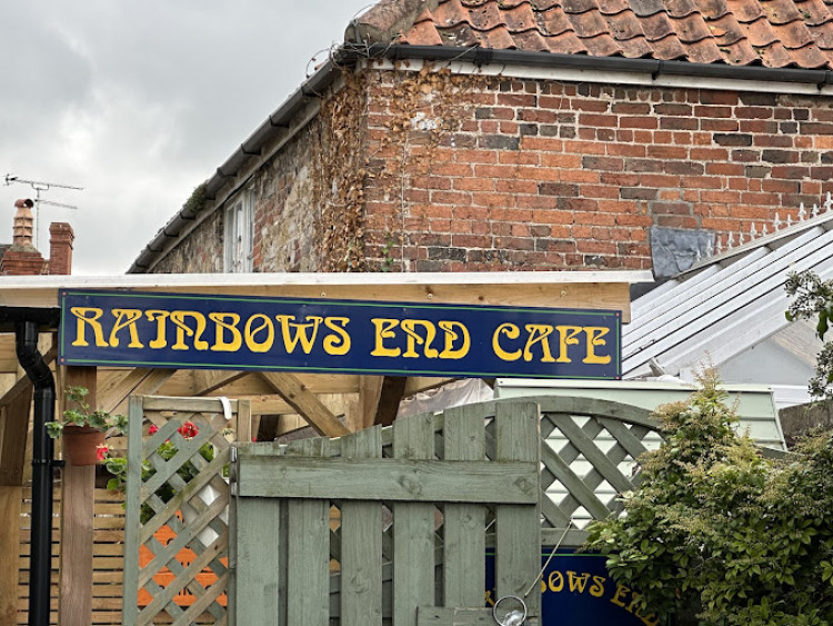The Rainbows End Cafe in Glastonbury 