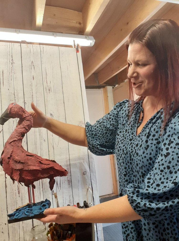 Talented South African, Kirsty Sampaio, is moving her business back to Alsager. (Photo: Nub News) 