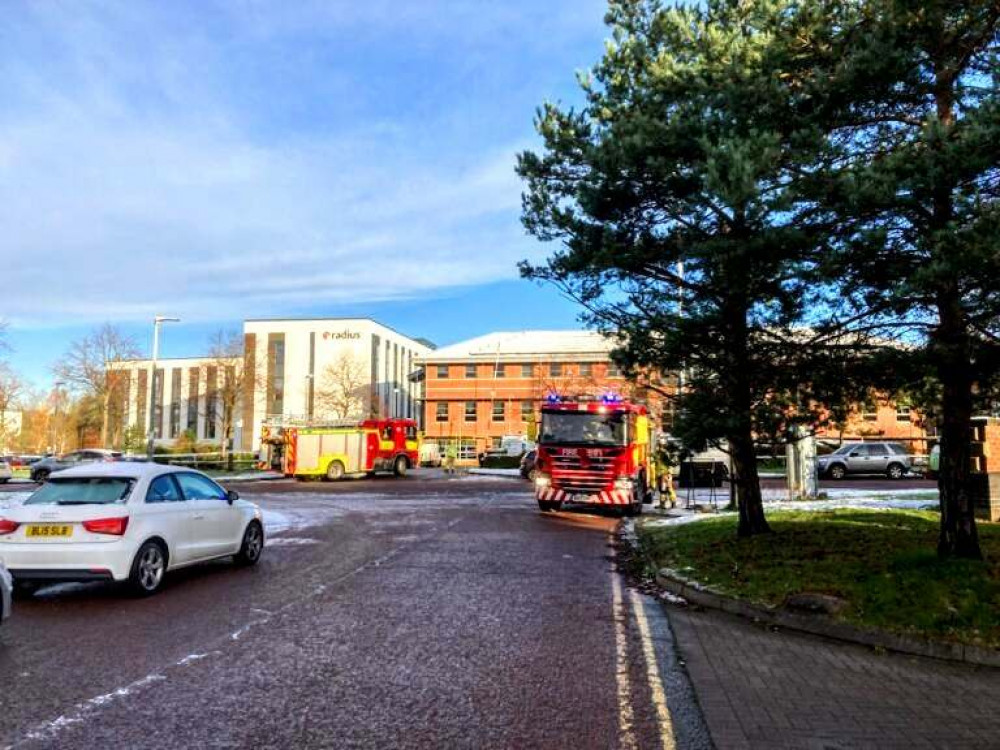 Crewe Business Park has been hit by a huge power outage, with all businesses currently out of power (Photo: Tim Robins).