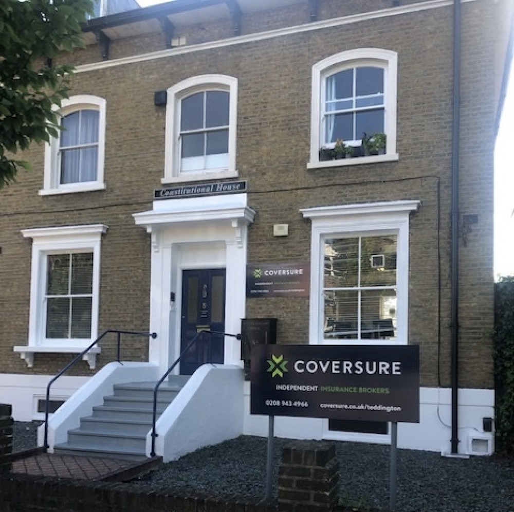 Coversure is an independent insurance broker based on Stanley Road in Teddington (Credit: Coversure)