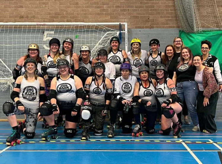 Haslington mum Sarah May is urging other women to join the Railtown Loco Rollers. (Photo: Sarah May)