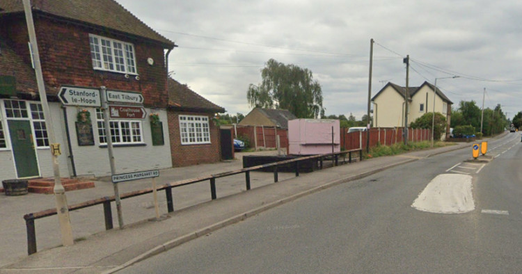 Princess Margaret Road in East Tilbury was scene of one incident