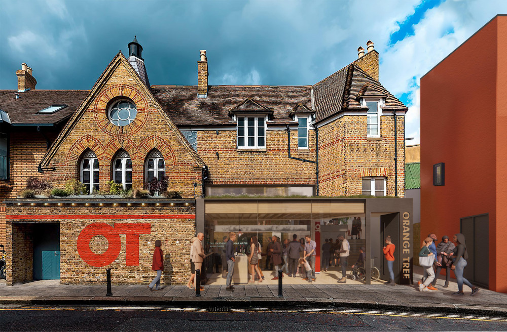 An artist impression of the redeveloped Orange Tree Theatre (credit: Allies and Morrison).