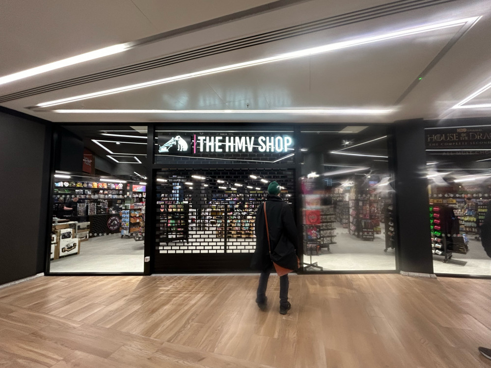 The new HMV store is located on the first floor of Kingston's Bentall Centre (Credit: Tilly O'Brien)