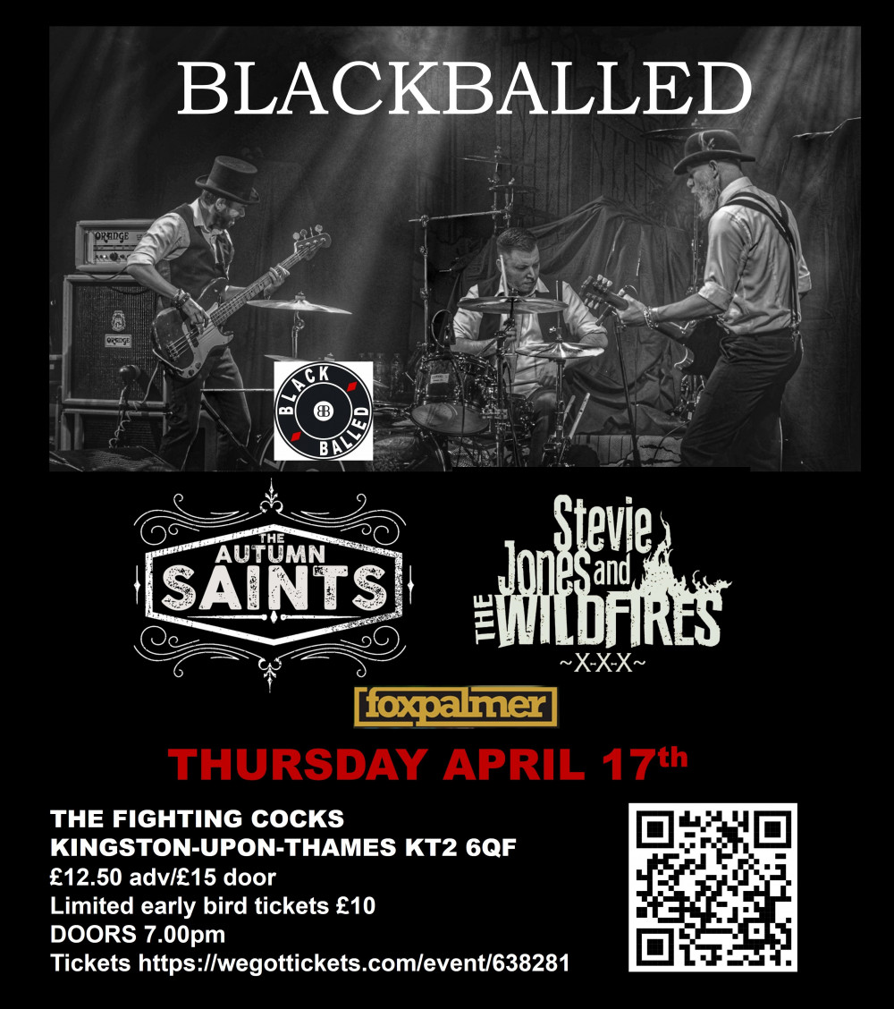 Blackballed / Stevie Jones & The Wildfires / The Autumn Saints / Foxpalmer