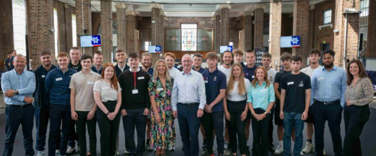 Thurrock's young people have found support and encouragement from the Port ofTilbury. Some are pictured attending an early careers event at the port's cruise terminal. 