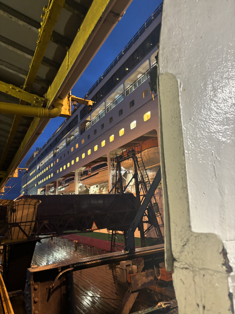 The Ambition will remain moored at Tilbury. 