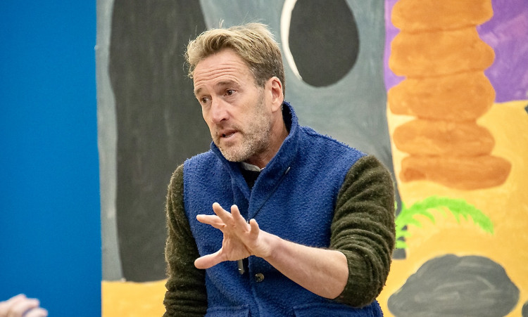 Ben Fogle visited Packington CofE Primary School near Ashby de la Zouch. Photos: Supplied