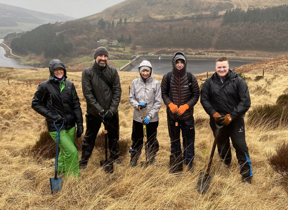 The Vernon colleagues will plant more than 2,200 trees with RSPB in 2024 (Image - Vernon Building Society)