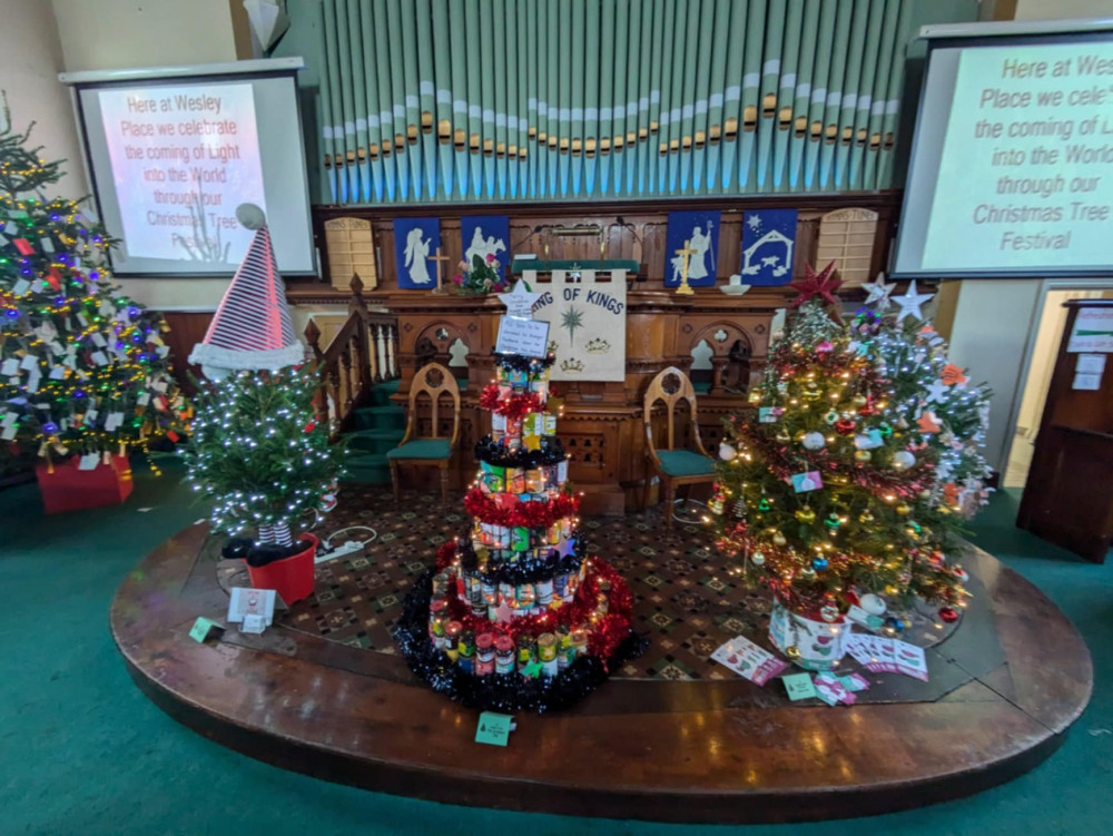 Treetastic! The annual Christmas tree festival at Wesley Place Methodist Church. (Photo: Nub News)