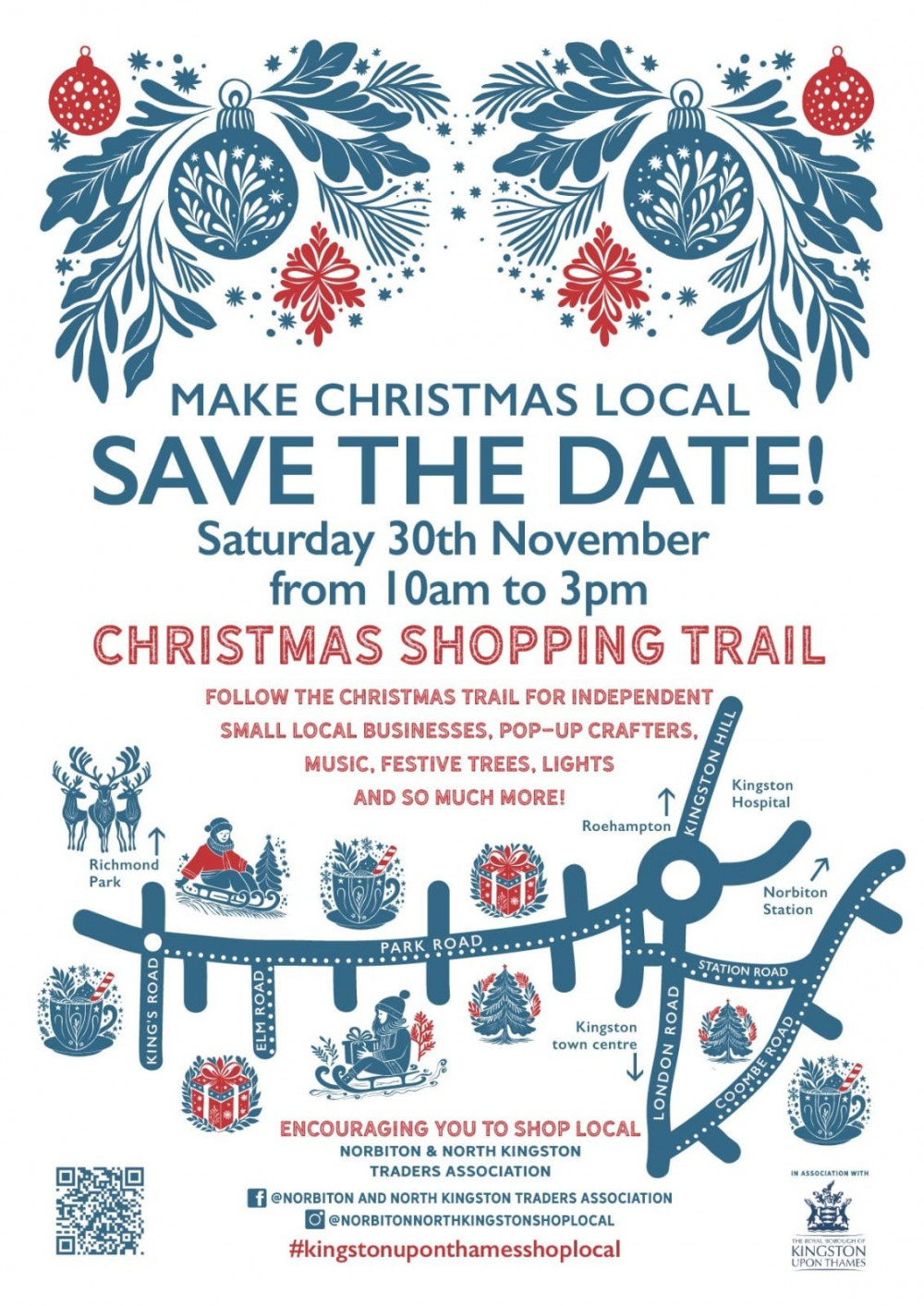 Make Christmas local - Norbiton & N.Kingston Christmas shopping trail