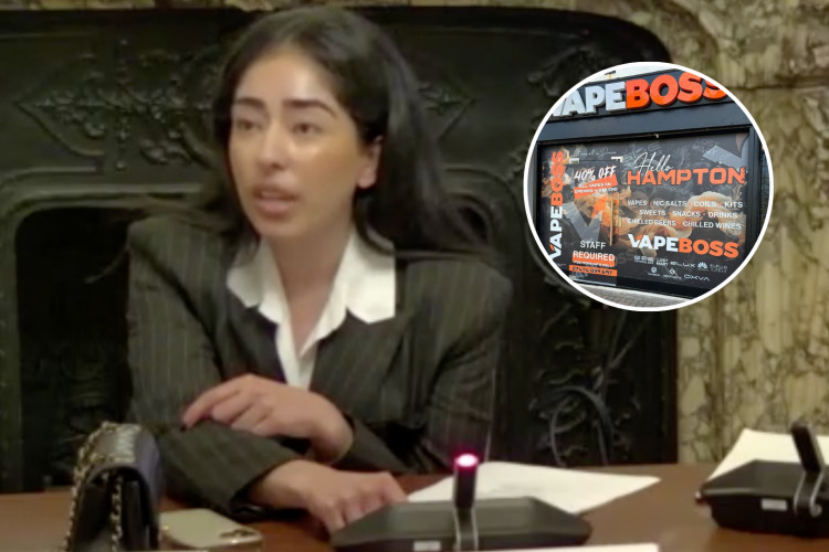 Komalkur Sabra from Sabra Convenience Store says she is not linked to Vape Tech and previous shop owner despite claims (credit: Richmond Council).