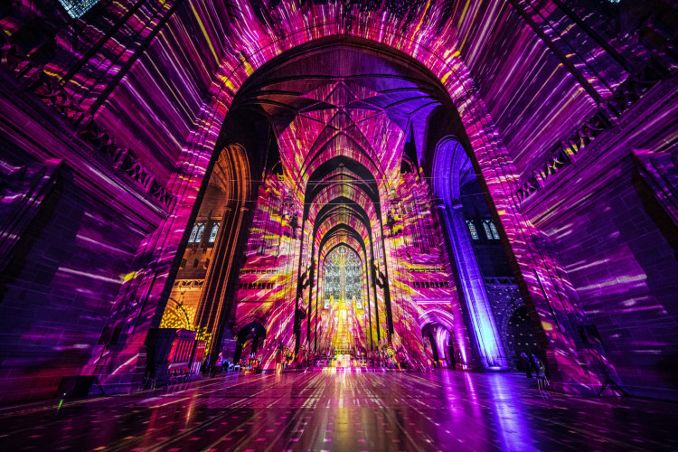 Visitors will journey through a cosmic light show as Space transforms Wells Cathedral into a stunning spectacle this winter.