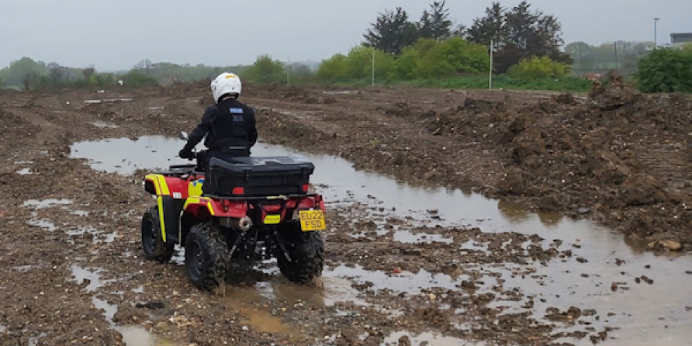 One of the Thurrock Police quad bikes, 