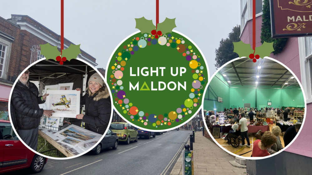 It's markets galore this weekend in the Maldon District! Info on local Christmas, craft, and vintage fairs available below. (Credit: Stow Maries Aerodrome/ Maldon Town Council/ Maldon Antique Fair) 