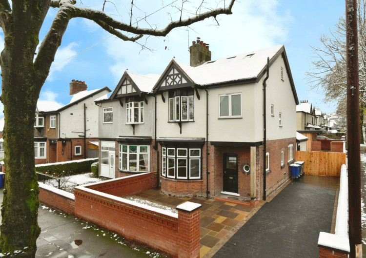 This stunning home on Basford Park Road, Newcastle, is on the market for £425,000 (Stephenson Browne).