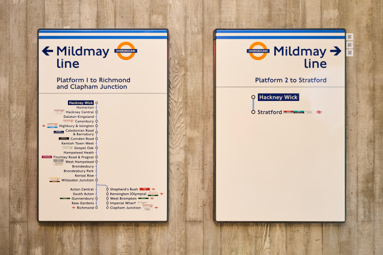 The new Mildmay line runs from Richmond and Clapham Junction to Stratford (credit: TfL).