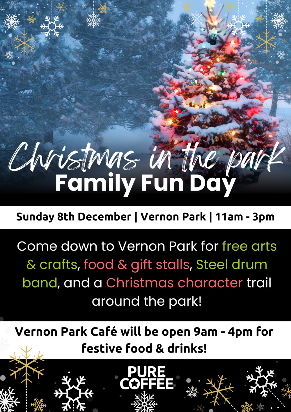 Find arts and crafts, live music, food and gift stalls, adventure trails and more at the Vernon in the Park event (Image supplied)