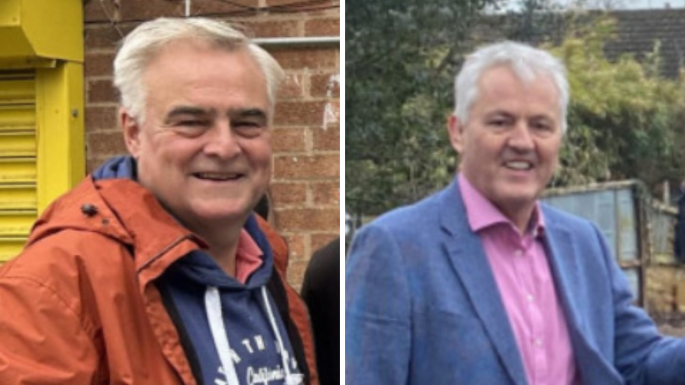 Cllr Jim Sinnott (left) has been accused of “misleading” council when answering a question by Cllr Jan Matecki (images via WDC)