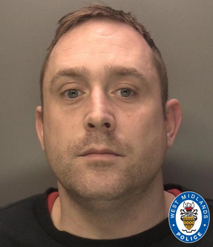 Simon Tyler was was jailed for nine years and will be on the Sex Offenders' Register for life (image via West Midlands Police)