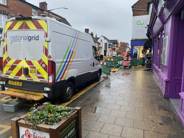 Roadworks are ongoing along Warwick Road (image by Nub News)