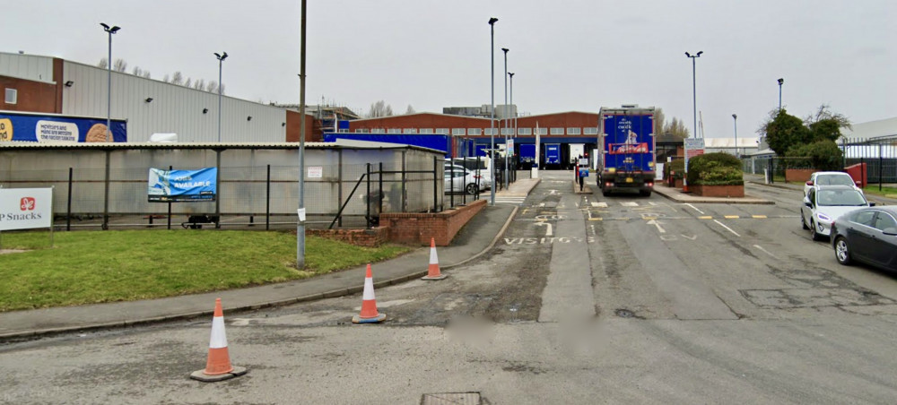 Strike action is due to start on Monday at KP Snacks in Ashby. Photo: Instantstreetview.com