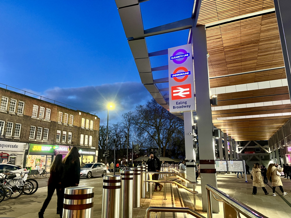 Ealing Broadway Station is named in TfL's 2024 Christmas map of events across London (credit: Cesar Medina).